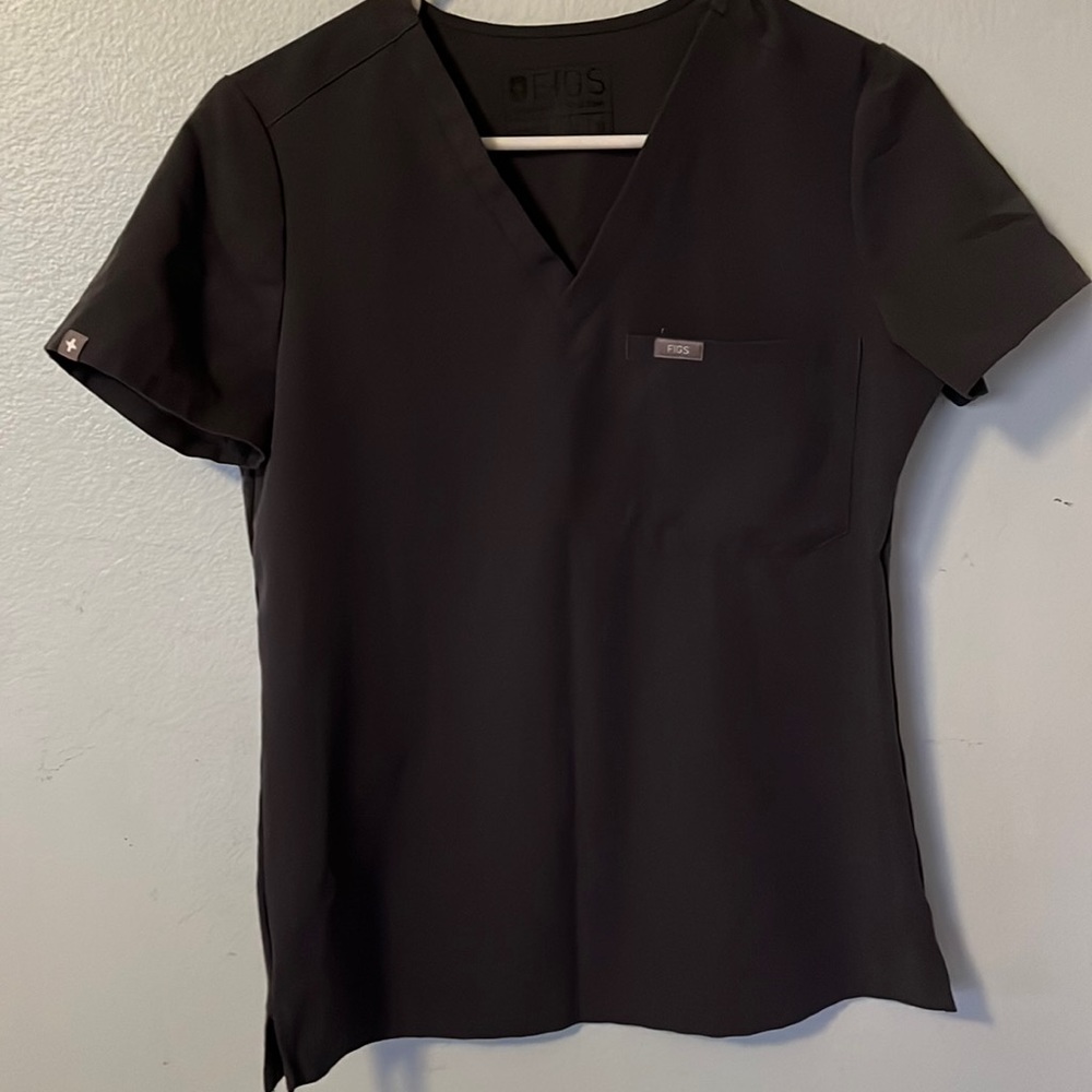 Charcoal FIGS top